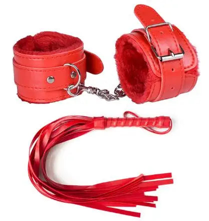 Erotic Sex Toys For Women Men Couples Adults Games Products BDSM Bondage Restraint Set Fetish Handcuffs Leather Whip Spanking