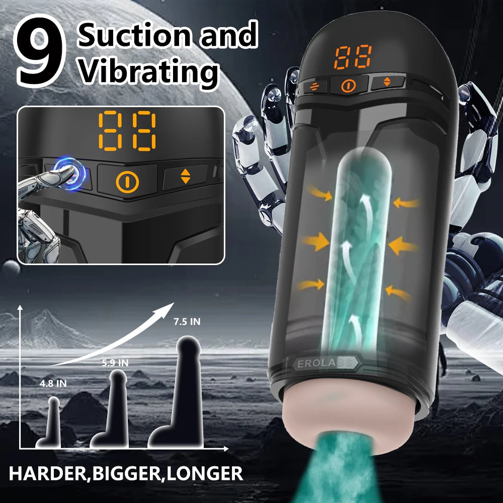 5 in 1 Male Electric Masturbation Cup App Control Telescopic Real Oral Vagina Sucking Blowjob Machine Sex Toys For Men Adult