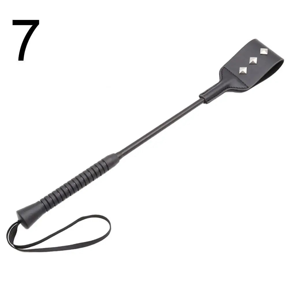 Sex Toys for Couples OLO 45CM SM Flirt Whip Bondage Leather Whips Fetish BDSM Long Horse Riding Spanking Flirt Flogger Games