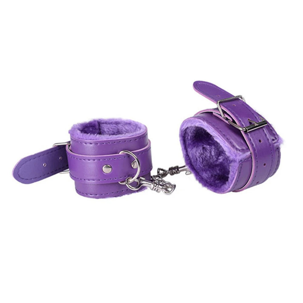 1 Pair Sex Toys for Woman BDSM Sex Bondage Set Erotic Adults Toys Handcuffs Ankle Cuffs Sex Toy Kit Adults Games Sex Products