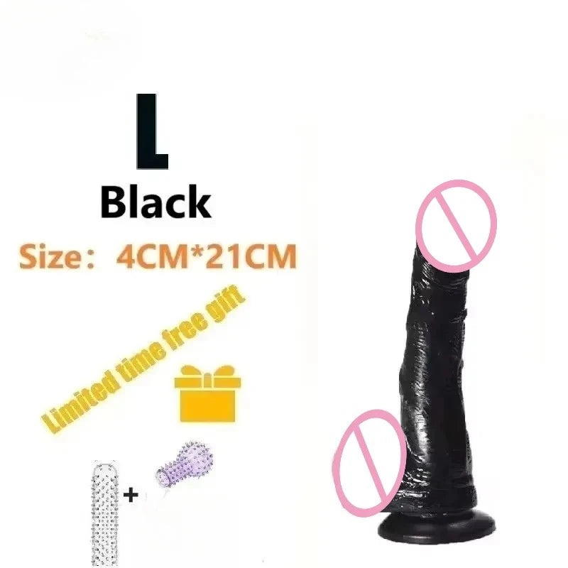 Realistic Dildo Sex toys for Woman Men Couples Silicone Penis  Masturbator Black Dildos Erotic Cock G Spot Clitoris Anal Sex Toy