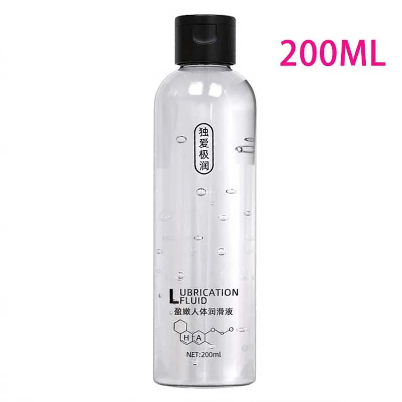 Water-Based Intimate Lubricant 60ML/200ML/500ML Hypoallergenic Quick-Drying Non-Greasy Easy to Clean for Men And Women
