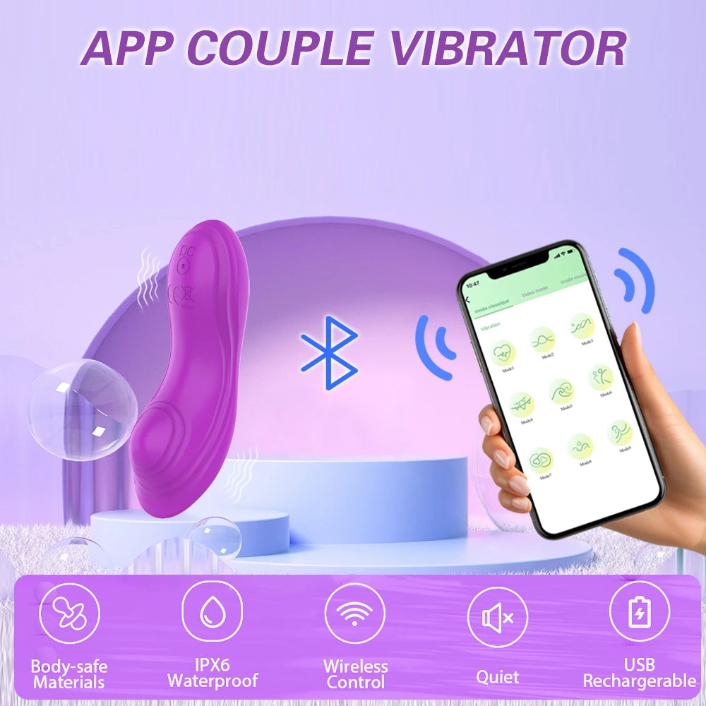 Wireless Bluetooth APP Vibrator Sex Toys For Wome Panties Wearable Clitoris Stimulator Massager Female Maturbator Adult Supplies