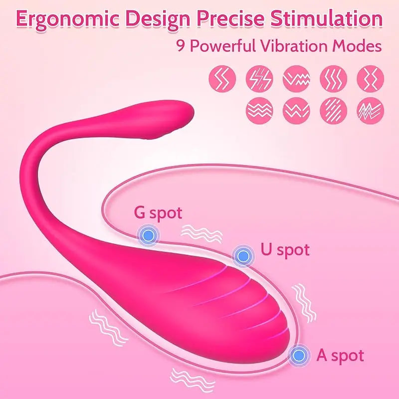 9 Speed APP Controlled Vaginal Vibrators G Spot Anal Vibrating Egg Massager Wearable Stimulator Adult Sex Toys for Women Couple