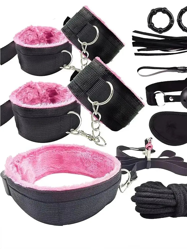 Sex toys for women BDSM sexual couples kit erotic accessories handcuffs for session Anal plug sex game Adult Sexy Toys sexyshop