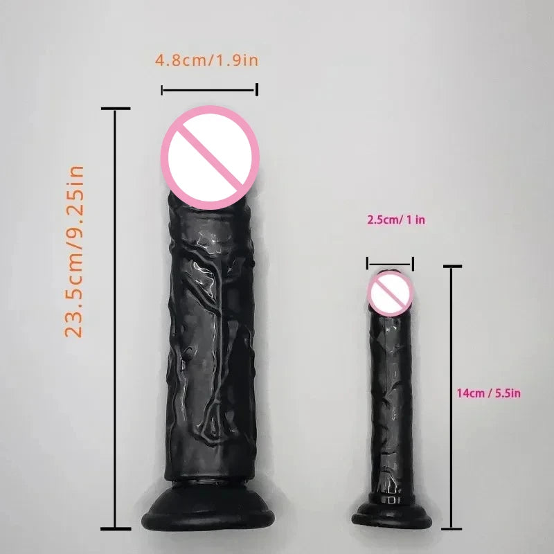 Realistic Dildo Sex toys for Woman Men Couples Silicone Penis  Masturbator Black Dildos Erotic Cock G Spot Clitoris Anal Sex Toy