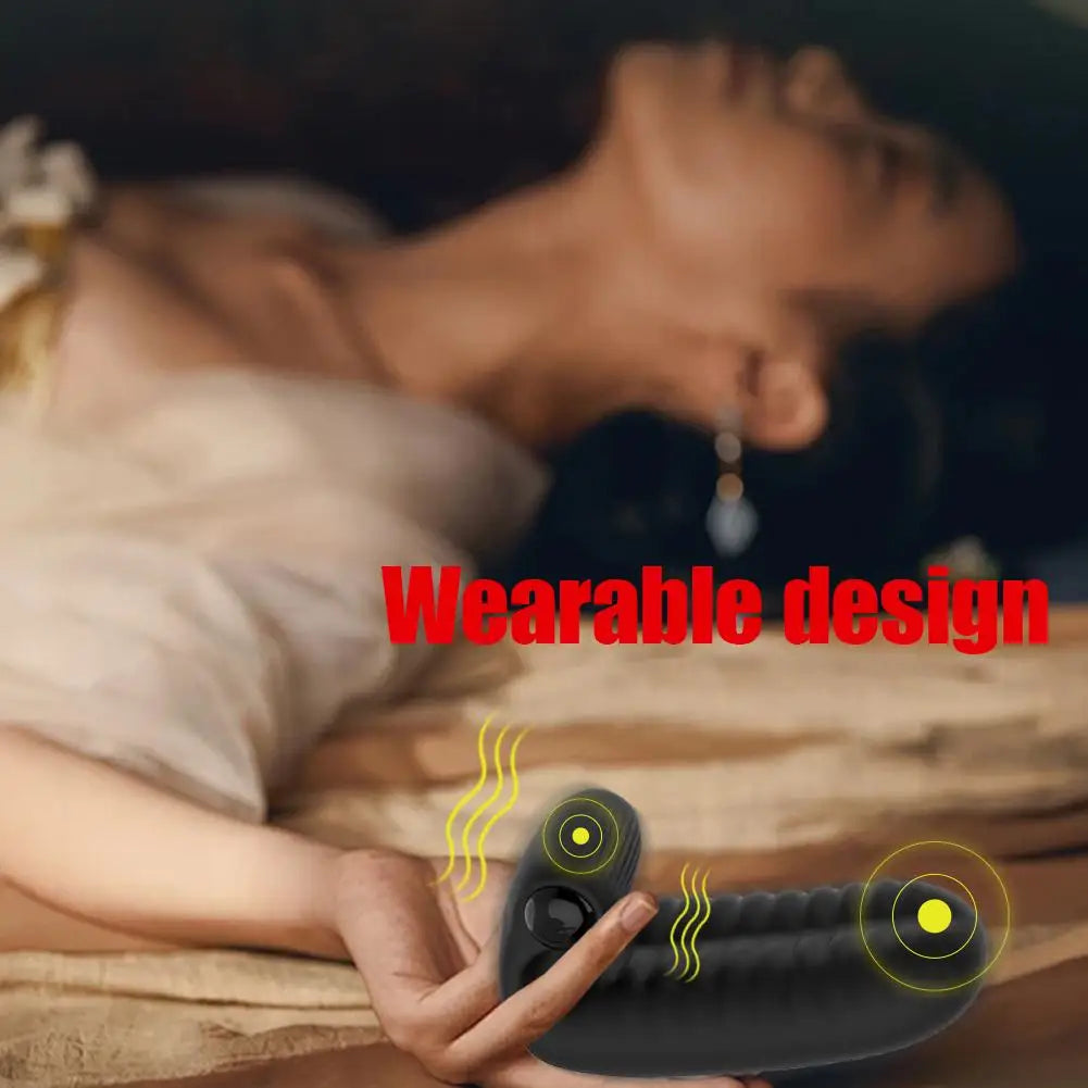 Sex Toys for Woman 2 Finger Sleeve Vibrator Clitoris G Spot Stimulator Vagina Massager Orgasm Lesbian Masturbator Erotic Goods