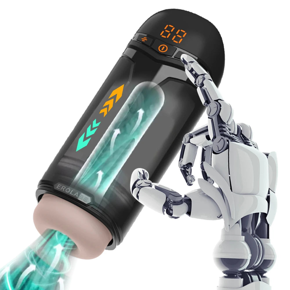 5 in 1 Male Electric Masturbation Cup App Control Telescopic Real Oral Vagina Sucking Blowjob Machine Sex Toys For Men Adult