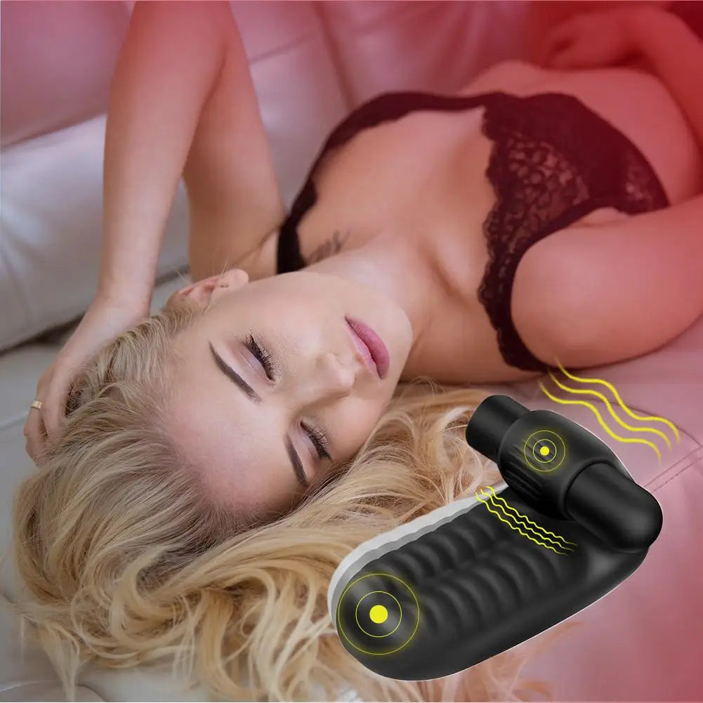 Sex Toys for Woman 2 Finger Sleeve Vibrator Clitoris G Spot Stimulator Vagina Massager Orgasm Lesbian Masturbator Erotic Goods