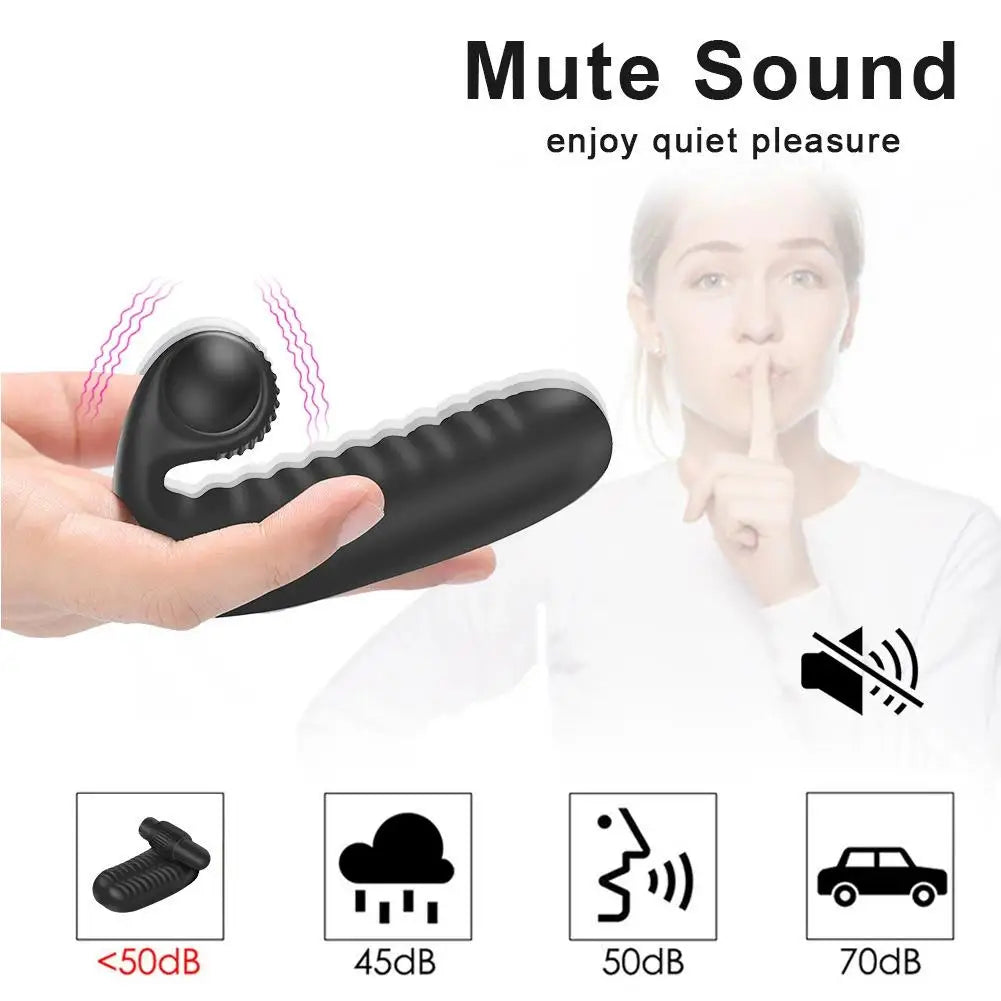 Sex Toys for Woman 2 Finger Sleeve Vibrator Clitoris G Spot Stimulator Vagina Massager Orgasm Lesbian Masturbator Erotic Goods