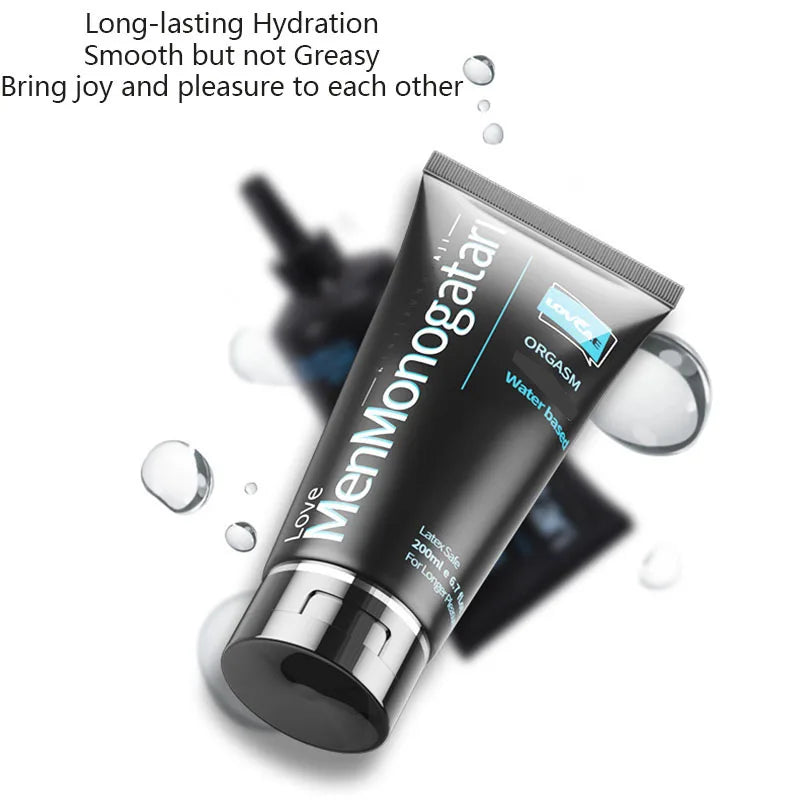 50/100/200ML Water Based Lube,Personal Lubricant,Stays Put with No Drip, Smooth Sex Lube for Pleasure for Men, Women and Couples