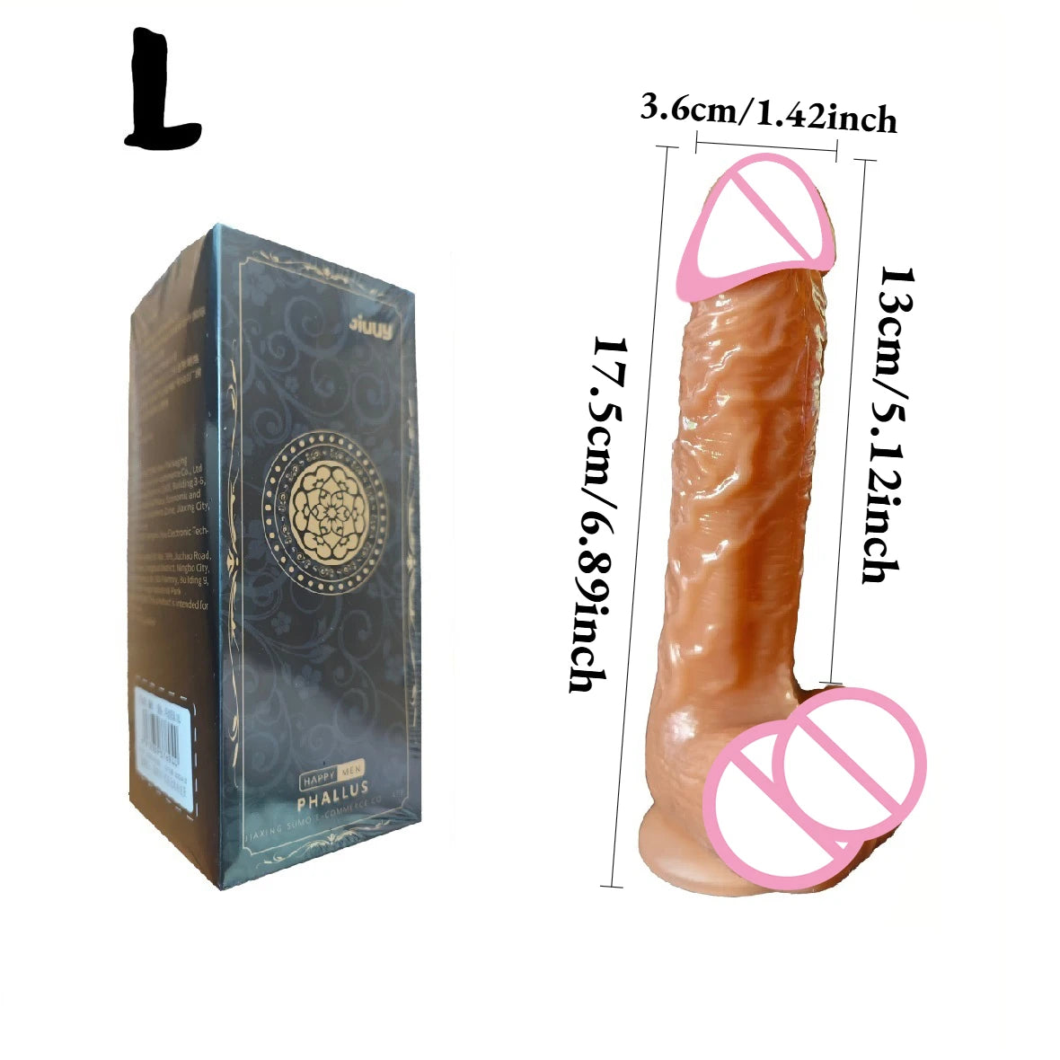 Adult Sex Toys Anal New Realistic Dildo Huge Sucker Soft Dildos for Women Masturbator Female Vagina Massage Anal Plug Product18+