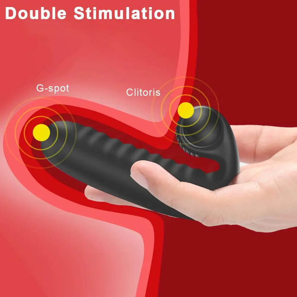 Sex Toys for Woman 2 Finger Sleeve Vibrator Clitoris G Spot Stimulator Vagina Massager Orgasm Lesbian Masturbator Erotic Goods