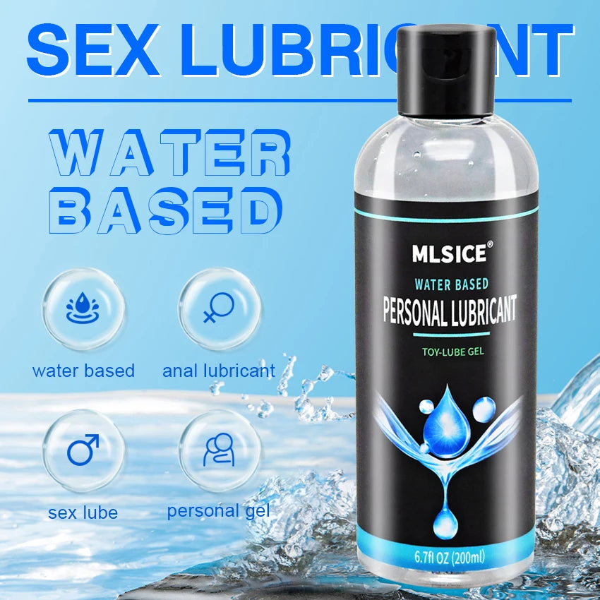 Lubricant for Sex Water-based Anal Lubricants Women Lubrication Session Vagina Toys Lube Adult Couple Intimate Love Gel SexShop