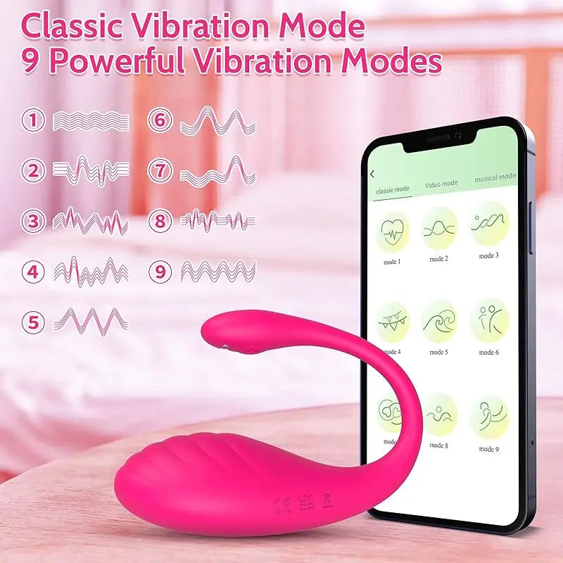 9 Speed APP Controlled Vaginal Vibrators G Spot Anal Vibrating Egg Massager Wearable Stimulator Adult Sex Toys for Women Couple
