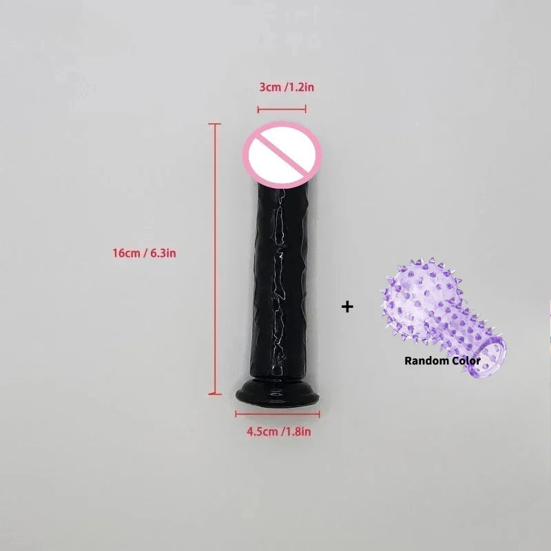 Realistic Dildo Sex toys for Woman Men Couples Silicone Penis  Masturbator Black Dildos Erotic Cock G Spot Clitoris Anal Sex Toy