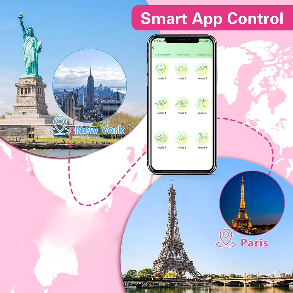 9 Speed APP Controlled Vaginal Vibrators G Spot Anal Vibrating Egg Massager Wearable Stimulator Adult Sex Toys for Women Couple