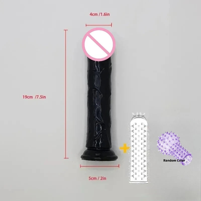 Realistic Dildo Sex toys for Woman Men Couples Silicone Penis  Masturbator Black Dildos Erotic Cock G Spot Clitoris Anal Sex Toy