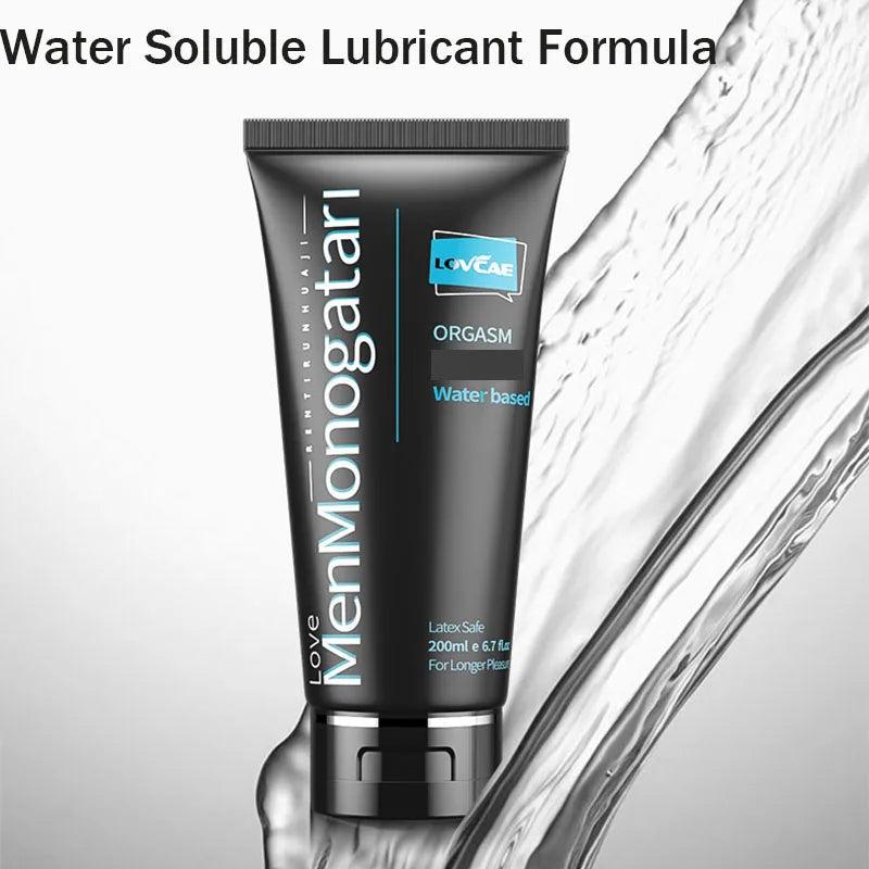 50/100/200ML Water Based Lube,Personal Lubricant,Stays Put with No Drip, Smooth Sex Lube for Pleasure for Men, Women and Couples