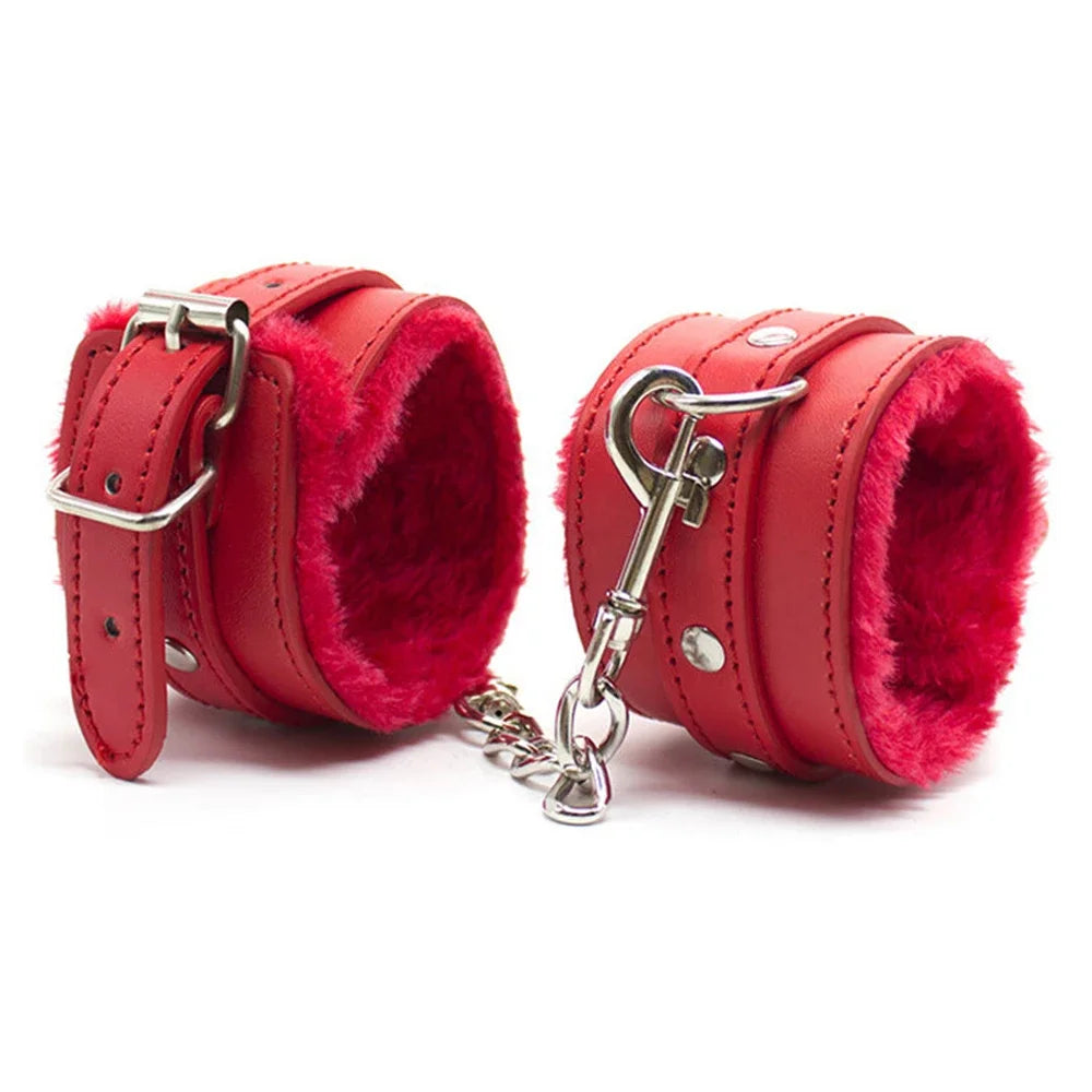 1 Pair Sex Toys for Woman BDSM Sex Bondage Set Erotic Adults Toys Handcuffs Ankle Cuffs Sex Toy Kit Adults Games Sex Products