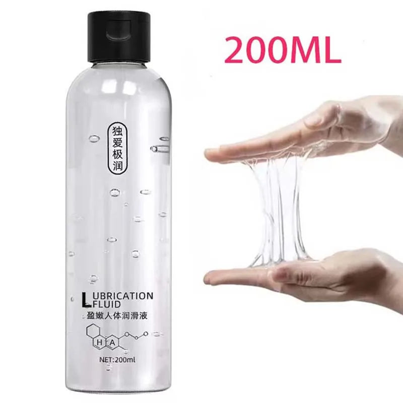 Water-Based Intimate Lubricant 60ML/200ML/500ML Hypoallergenic Quick-Drying Non-Greasy Easy to Clean for Men And Women