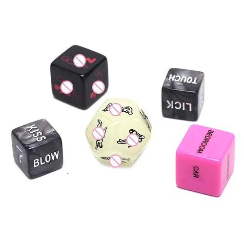12 Sides Sex Toys for Couples Funny Sex Dice Adult Game Erotic Love Sexy Posture Foreplay Lovers Game Toy Romantic Party Items